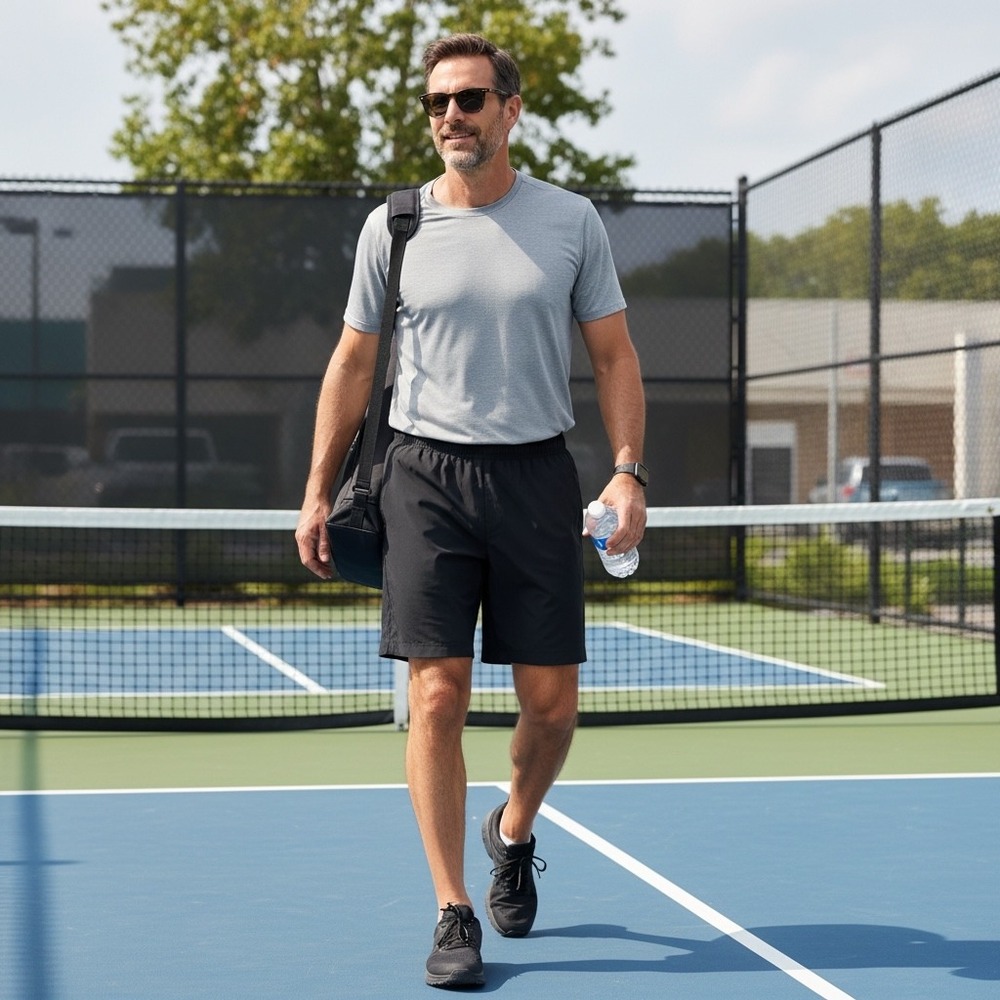 Lululemon Pace Breaker Mens Black Athletic Training Shorts Size M 11 Inseam